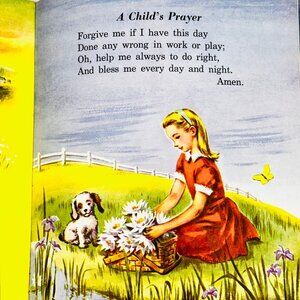Vintage 1954 Children's Prayer Book - Dell Publishing